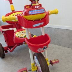 アンパンマン 三輪車 付属品付き メロディ付き デラックスの画像