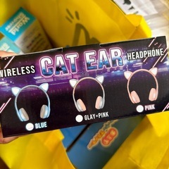 猫耳ヘッドフォンの画像