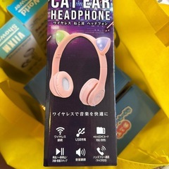 猫耳ヘッドフォンの画像