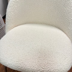 roomnhome ダイニングチェア ブークレホワイト1脚_韓国インテリアの画像