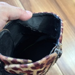 ヒョウ柄　ショートブーツ
の画像