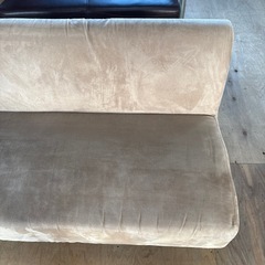 ソファ  2人掛け  スエードの画像
