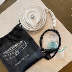 手のひらサイズ折りたたみシリコンケトルの画像