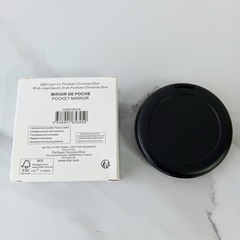 Dior　ミラー　鏡　ノベルティ　2面　コンパクト　黒の画像