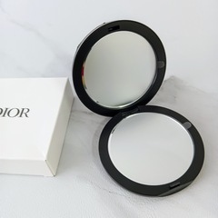 Dior　ミラー　鏡　ノベルティ　2面　コンパクト　黒の画像
