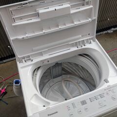 8,000円/01 Panasonic パナソニック 縦型 上開き 5kg 114L 全自動電気洗濯機 NA-F50B15 ニュアンスグレー 2022年製 通電確認済みの画像