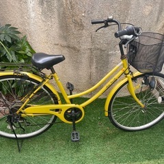 26インチ6段変速　ママチャリの画像