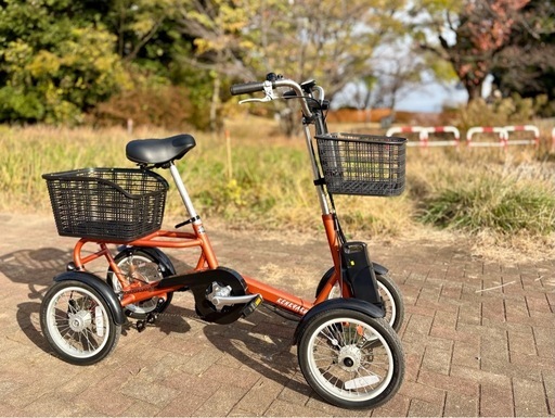 四輪電動アシスト自転車　けんきゃくん