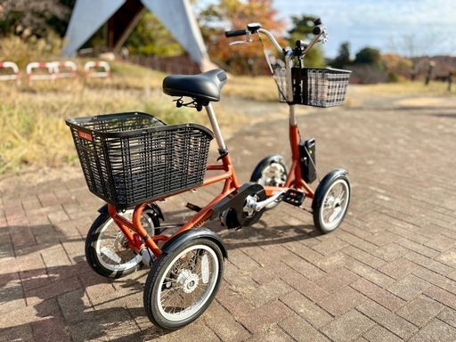 四輪電動アシスト自転車　けんきゃくん