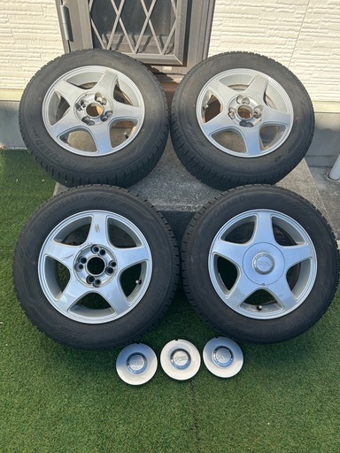 中古スタッドレスタイヤ【ヨコハマアイスガードiG60　175/65/R14】ホイール付