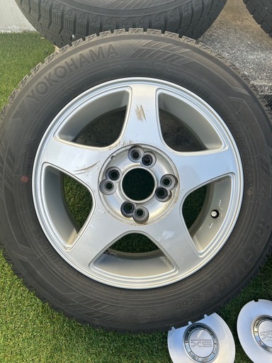 中古スタッドレスタイヤ【ヨコハマアイスガードiG60　175/65/R14】ホイール付