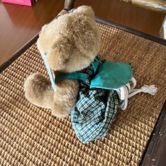 くまさんの遠足ぬいぐるみの画像