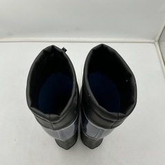 長靴　作業用ブーツ　青×黒　25.0cmの画像
