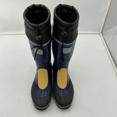 長靴　作業用ブーツ　青×黒　25.0cmの画像