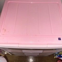 【レア品】ハローキティ 引き出し収納ボックス｜上部シミあり／引き出し動きやや硬めの画像