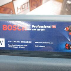 ボッシュ BOSCH GDX18V-200 インパクトドライバ 未使用品 未開封品 バッテリ18V二個/充電器 【ハンズクラフト宜野湾店】の画像