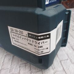ボッシュ BOSCH GDX18V-200 インパクトドライバ 未使用品 未開封品 バッテリ18V二個/充電器 【ハンズクラフト宜野湾店】の画像