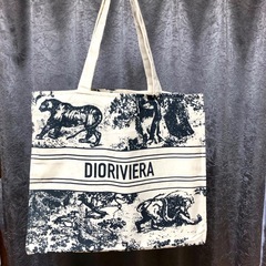 Dior　ディオール　トワルドゥジュイ　ノベルティ　トートバッグ　非売品　青の画像