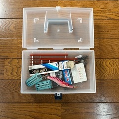 【美品】釣り竿　釣り道具箱　セットの画像