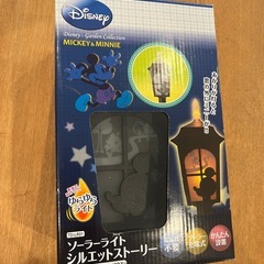 【未使用】ミッキー&ミニー　屋外ソーラーライトの画像