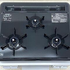 北海道 千歳市/恵庭市 未使用品 Paloma/パロマ ビルトインガスコンロ PD-N33V-L LPガス用 2014年製 幅60cm 3口コンロ 水無し片面焼グリル 左強火力の画像