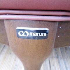 マルニ木工　三人掛けソファ　猫脚　ロココ調　アンティーク　トリプルソファ　応接室　インテリア　maruni　引取り歓迎の画像