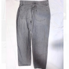 【新品】ユニクロ　UNIQLO デニム　ブラック　27インチ　68.5センチの画像