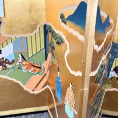 金の屏風の画像