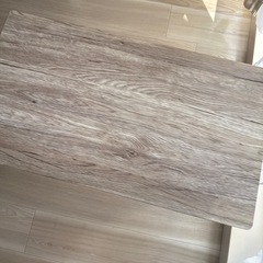 【12/12までの限定出品】キャスター付き折りたたみローテーブル　木柄の画像