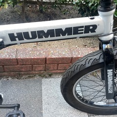 🔵中古車🔵 キレイ✨　HUMMER　ファットバイク　145㎝～　17.7キロ　外装6段変速　中古自転車　点検調整永久無料✨　整備済み　西宮市の画像