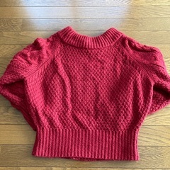 中古 Heather女性用長袖ニット　Fサイズの画像