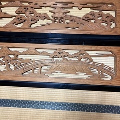 欄間(近江八景)の画像