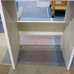 ☆ニトリ ドレッサー 幅481mm 奥行361mm 高さ1280mm 天板700mm NITORI 化粧台 ホワイト イス付き 札幌市 豊平区 平岸店の画像