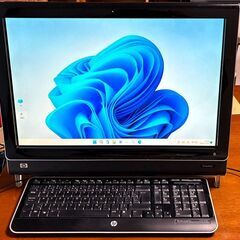 Windows 11  HP 一体型パソコンTouchSmart PC IQ500 / 大画面液晶 / タッチパネル / 大容量HDD 1TB / DVD、カメラ / Microsoft Officeの画像