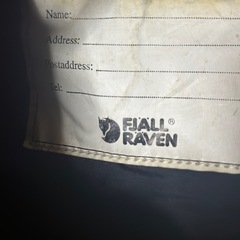 Fjällräven ブラック リュックの画像