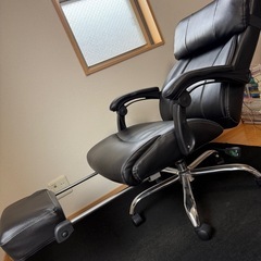 【赤羽岩淵/引取限定】ニトリ　リクライニング・ワークチェア（オットマン付き） ※車で取りに来ていただける方の画像