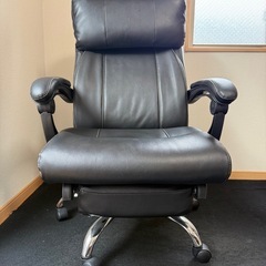 【赤羽岩淵/引取限定】ニトリ　リクライニング・ワークチェア（オットマン付き） ※車で取りに来ていただける方の画像