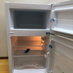 美品 2023年製 IRIS OHYAMA アイリスオーヤマ 2ドア 冷凍冷蔵庫 87L PRC-B092D-W  ホワイト コンパクト 【糸島市内 送料無料】251123-6の画像