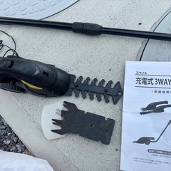 【状態良】充電式 3WAY芝刈り機の画像