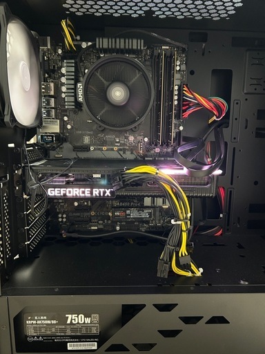 Ryzen5 3600 16GB PALIT RTX3060ti Nvme m.2 500GB ゲーミングPC 自作