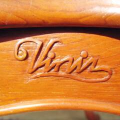 渡辺家具 猫脚　サイドキャビネット　FAX台M805 フレンチアンティークスタイル　電話台　リビングボード　ロココ調 家具　飾り棚の画像