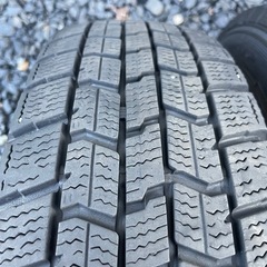 グッドイヤー アイスナビ7 155/65R14 2020年製スタッドレスタイヤ+ホイール4本セットの画像