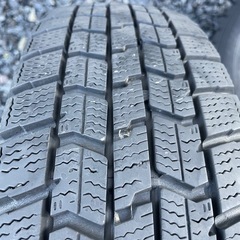 グッドイヤー アイスナビ7 155/65R14 2020年製スタッドレスタイヤ+ホイール4本セットの画像