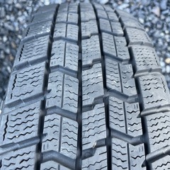 グッドイヤー アイスナビ7 155/65R14 2020年製スタッドレスタイヤ+ホイール4本セットの画像