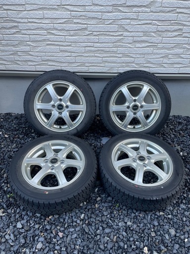 グッドイヤー アイスナビ7 155/65R14 2020年製スタッドレスタイヤ+ホイール4本セット