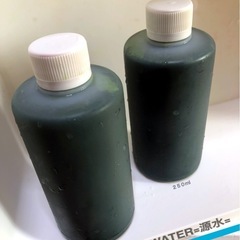 メダカに５０倍濃度🇲🇴グリーン🇲🇴ウォーター２５０ml⒈本◻️２本=可の画像