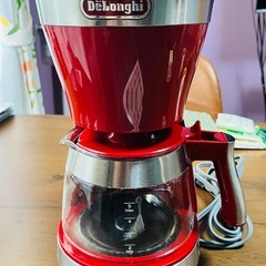 デロンギ アクティブ コーヒーメーカー ICM12011J-R レッドの画像