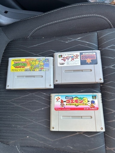 プレ値のレアなスーパーファミコンソフト3本セット