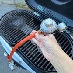 BBQ ガス付き　コールマンの画像