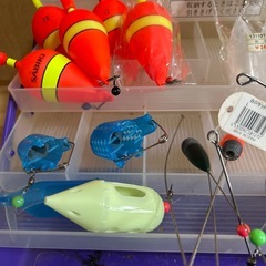 釣り道具　サビキ　ウキ　カゴ　ジェット　天秤の画像